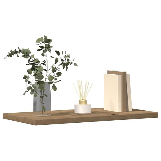 Wandschappen 40X20X1,5 Cm Bewerkt Hout Artisanaal Eiken Artisanaal Eikenkleurig 40 x 20 x 1.5 cm
