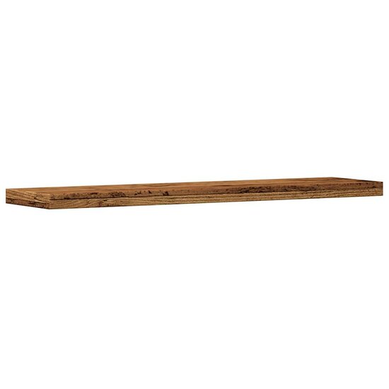 Wandschappen 40X20X1,5 Cm Bewerkt Hout Kleurig Oud Hout 40 x 20 x 1.5 cm