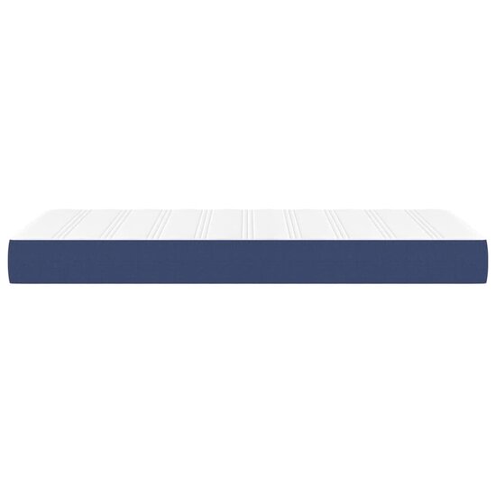 Pocketveringmatras 80x200x20 cm stof blauw