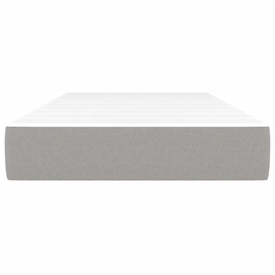 Pocketveringmatras 90X200X20 Cm Stof 90 x 200 cm Lichtgrijs