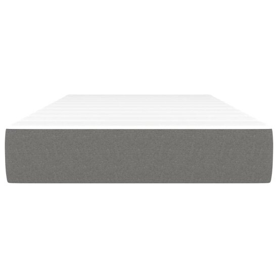 Pocketveringmatras 100X200X20 Cm Stof 100 x 200 cm Donkergrijs