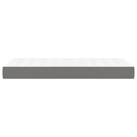Pocketveringmatras 100X200X20 Cm Stof 100 x 200 cm Donkergrijs