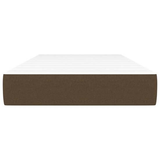 Pocketveringmatras 100X200X20 Cm Stof 100 x 200 cm Donkerbruin