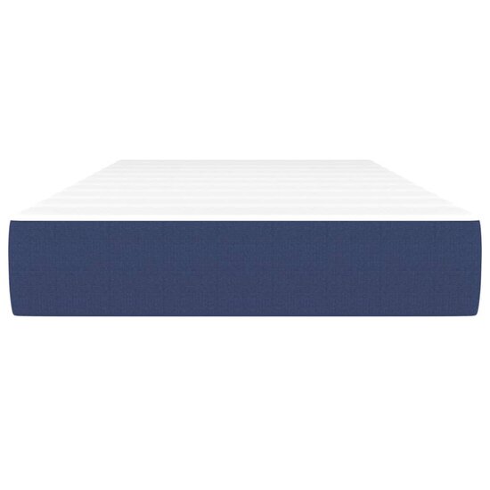 Pocketveringmatras 100X200X20 Cm Stof 100 x 200 cm Blauw