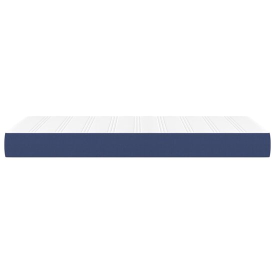 Pocketveringmatras 100X200X20 Cm Stof 100 x 200 cm Blauw