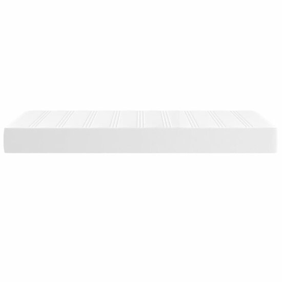 Pocketveringmatras 100X200X20 Cm Kunstleer 100 x 200 cm Wit