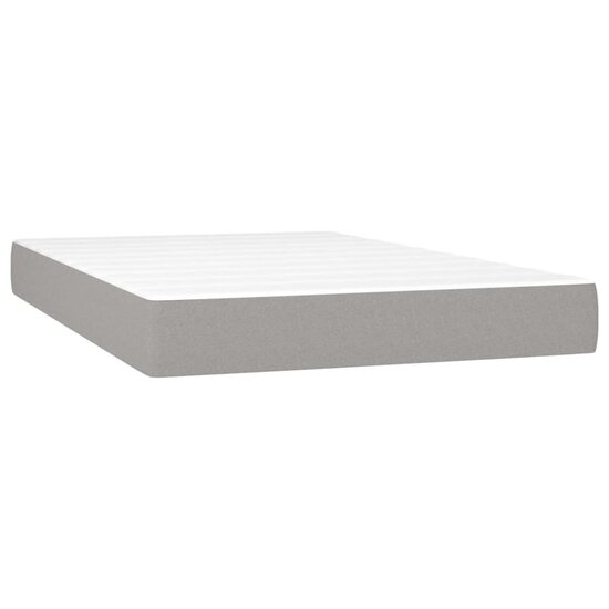 Pocketveringmatras 120X200X20 Cm Stof 120 x 200 cm Lichtgrijs