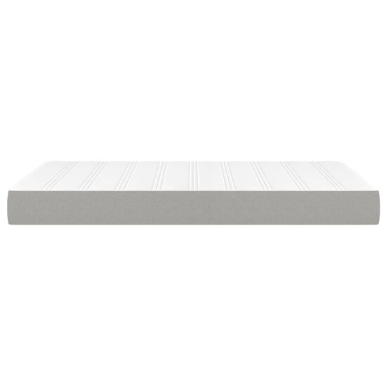 Pocketveringmatras 120X200X20 Cm Stof 120 x 200 cm Lichtgrijs