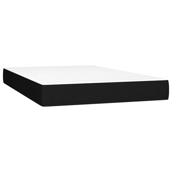 Pocketveringmatras 120X200X20 Cm Stof 120 x 200 cm Zwart