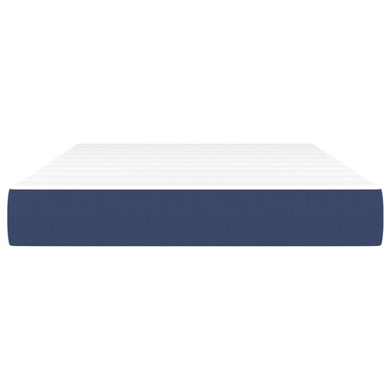 Pocketveringmatras 120X200X20 Cm Stof 120 x 200 cm Blauw