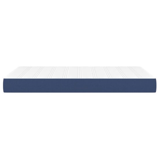 Pocketveringmatras 120X200X20 Cm Stof 120 x 200 cm Blauw