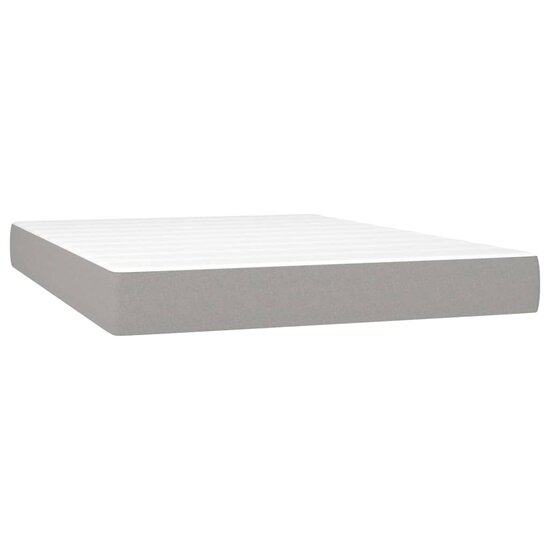 Pocketveringmatras 140X190X20 Cm Stof 140 x 190 cm Lichtgrijs