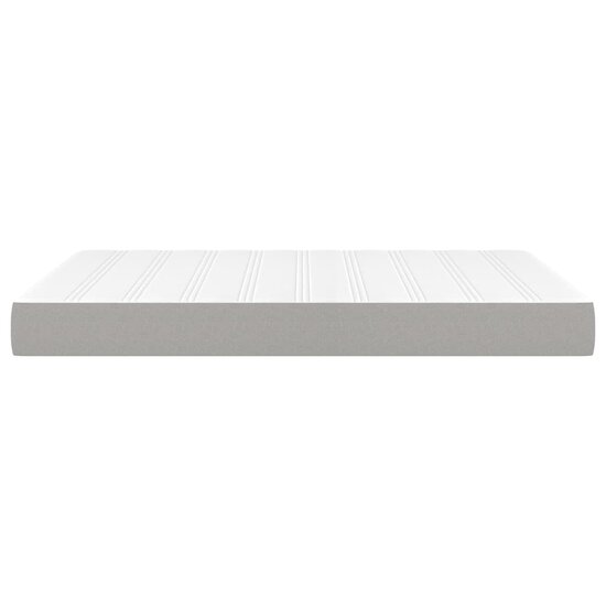 Pocketveringmatras 140X190X20 Cm Stof 140 x 190 cm Lichtgrijs