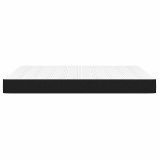 Pocketveringmatras 140x190x20 cm stof zwart
