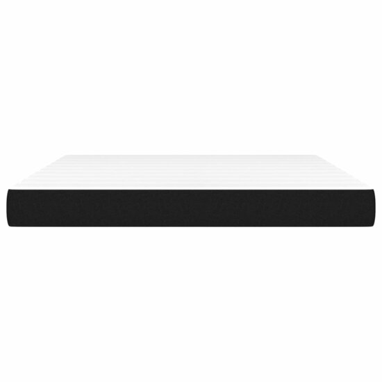 Pocketveringmatras 160x200x20 cm stof zwart