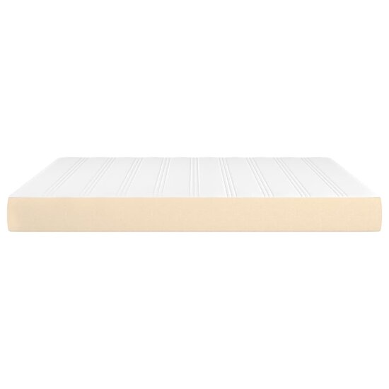 Pocketveringmatras 160X200X20 Cm Stof Kleurig 160 x 200 cm Cr&egrave;me