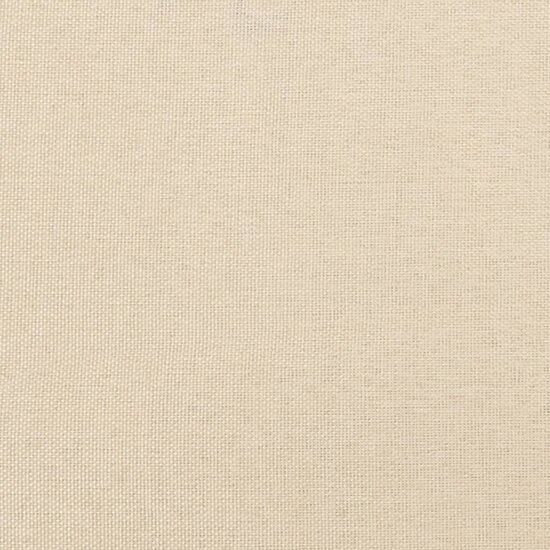 Pocketveringmatras 180x200x20 cm stof cr&egrave;mekleurig