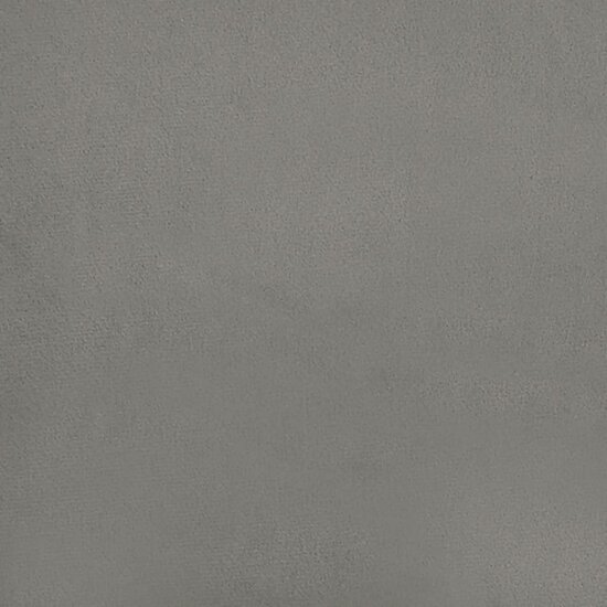 Pocketveringmatras 120X200X20 Cm Fluweel Lichtgrijs 120 x 200 cm