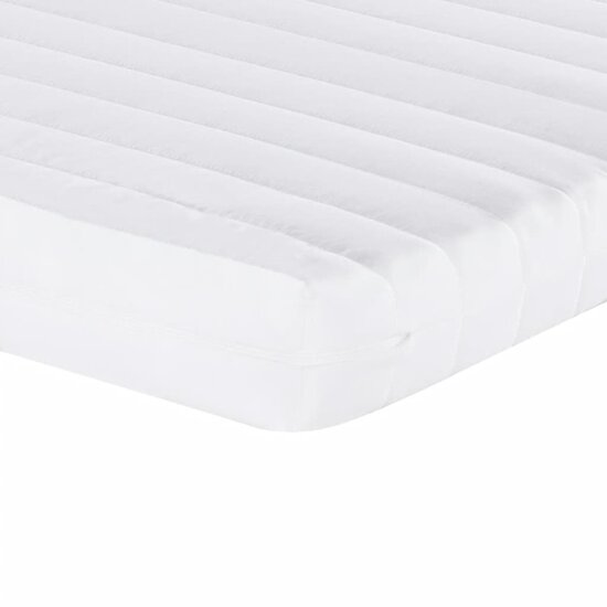 Schuimmatrassen 2 st 7 zones hardheid 20 ILD 90x200 cm wit