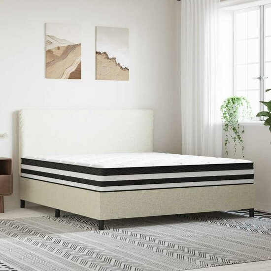 Pocketveringmatras middelhard 180x200 cm