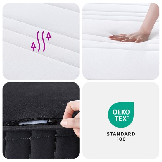 Binnenveringmatras Middelhard 90 x 200 cm