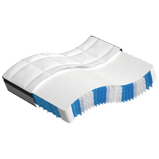 Pocketveringmatras Middelhard-Plus Super King Size 160 x 200 cm