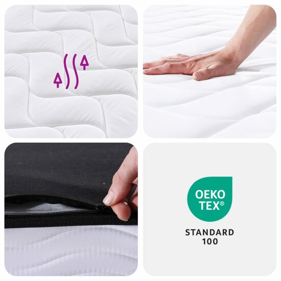 Binnenveringmatras middelhard 90x200 cm