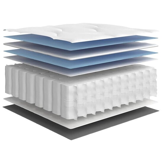 Pocketveringmatras Middelhard 160 x 200 cm