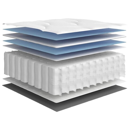 Pocketveringmatras middelhard 140x190 cm
