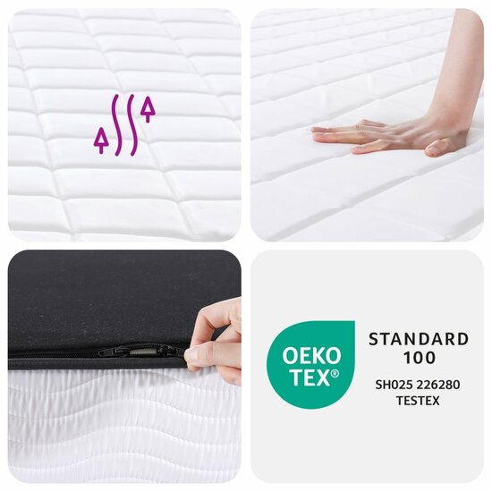 Schuimmatras middelzacht 80x200 cm