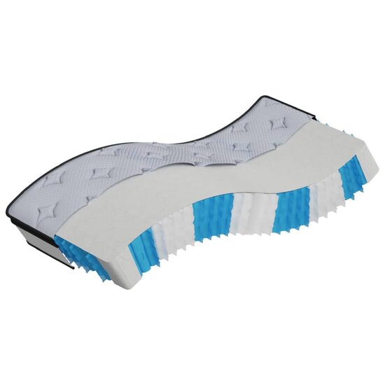 Pocketveringmatras middelhard 90x200 cm
