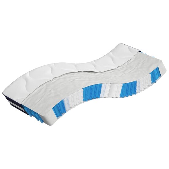 Pocketveringmatras middelhard-hard 90x190 cm Single Size