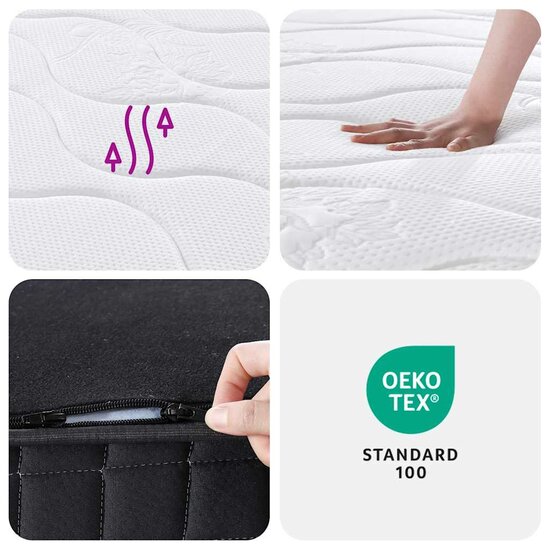 Binnenveringmatras middelhard 140x190 cm