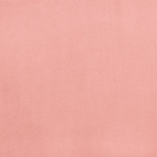 Pocketveringmatras 120X190X20 Cm Fluweel Roze 120 x 190 cm