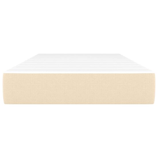 Pocketveringmatras 120X190X20 Cm Stof Kleurig 120 x 190 cm Cr&egrave;me