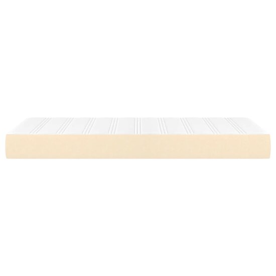 Pocketveringmatras 120X190X20 Cm Stof Kleurig 120 x 190 cm Cr&egrave;me