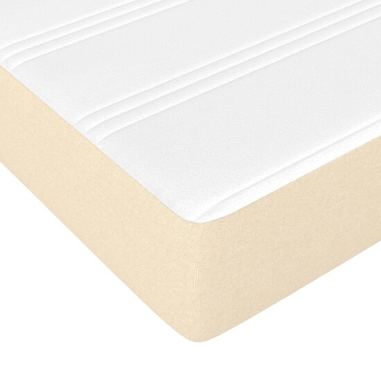 Pocketveringmatras 120X190X20 Cm Stof Kleurig 120 x 190 cm Cr&egrave;me