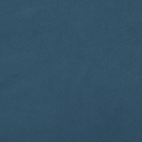 Pocketveringmatras 120x190x20 cm fluweel donkerblauw
