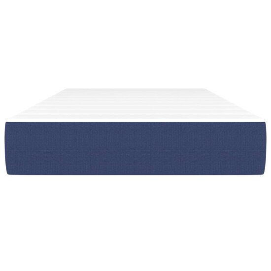 Pocketveringmatras 120X190X20 Cm Stof 120 x 190 cm Blauw