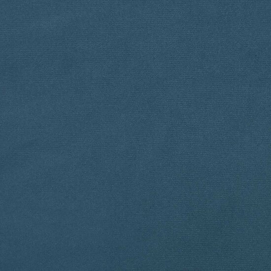 Pocketveringmatras Voor Kinderen Fluweel Donkerblauw 80 x 160 cm