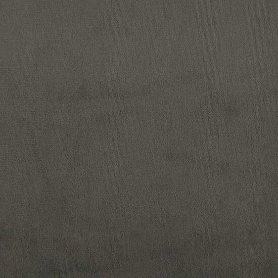 Pocketveringmatras 100X210X20 Cm Fluweel Donkergrijs 100 x 210 cm