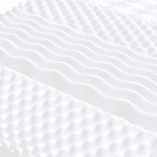 Schuimmatras 7 Zones Hardheid 20 Ild Wit 1 120 x 210 cm