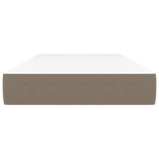 Pocketveringmatras Voor Kinderen Stof 80 x 160 cm Taupe