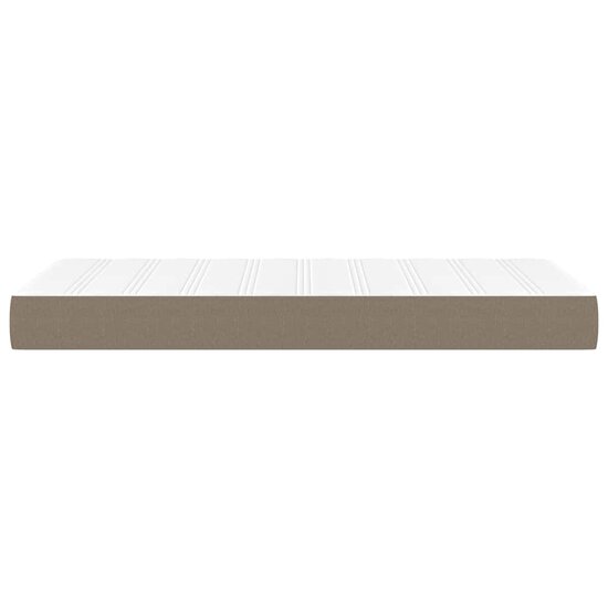 Pocketveringmatras Voor Kinderen Stof 80 x 160 cm Taupe