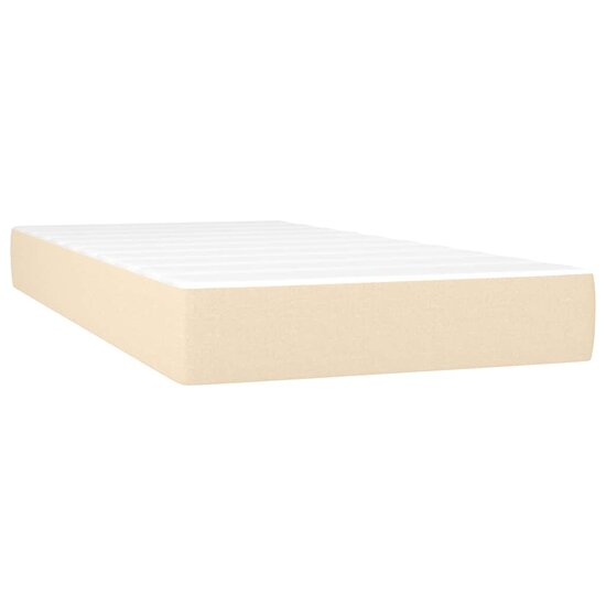 Pocketveringmatras Voor Kinderen Stof Kleurig 80 x 160 cm Cr&egrave;me