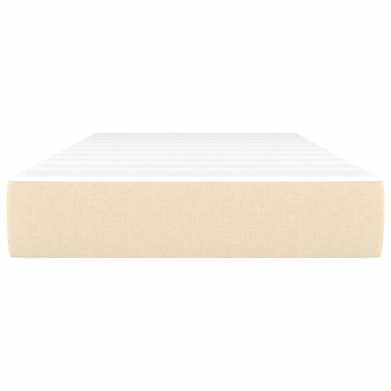 Pocketveringmatras Voor Kinderen Stof Kleurig 80 x 160 cm Cr&egrave;me