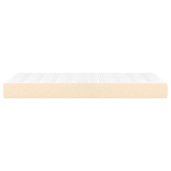 Pocketveringmatras Voor Kinderen Stof Kleurig 80 x 160 cm Cr&egrave;me