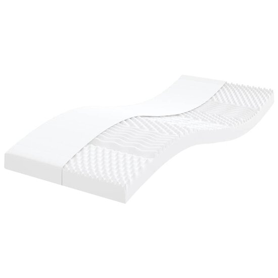 Schuimmatras 7 Zones Hardheid 20 Ild Wit 1 80 x 220 cm