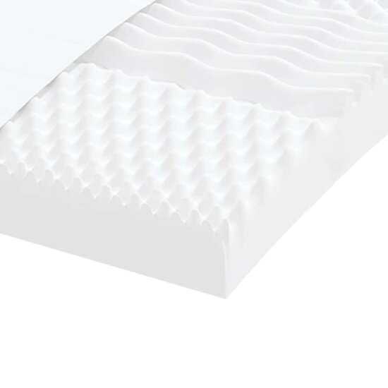 Schuimmatras 7 zones hardheid 20 ILD 200x210 cm wit
