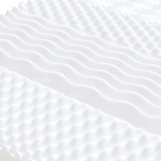 Schuimmatras 7 zones hardheid 20 ILD 160x210 cm wit